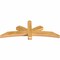 Ekena Millwork Alberta Rough Sawn Timber Gable Bracket, Western Red Cedar, 60"W x 22"H x 4"D x 4"F, 9/12 Pitch GBW060X22X0404ALB00RWR - alternate 3
